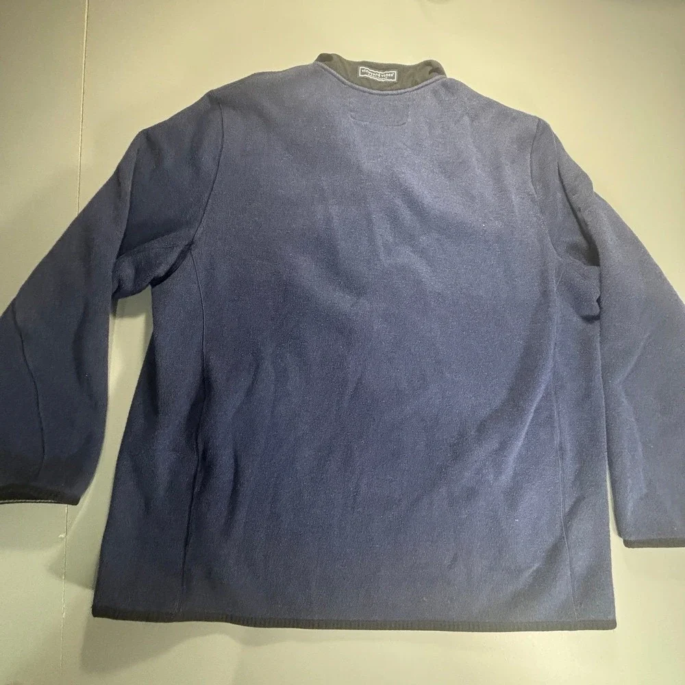 Vineyard Vines Pullover XL Mens Blue 1/4 Zip Fleece Long Sleeve Preppy Casual - Picture 11 of 11